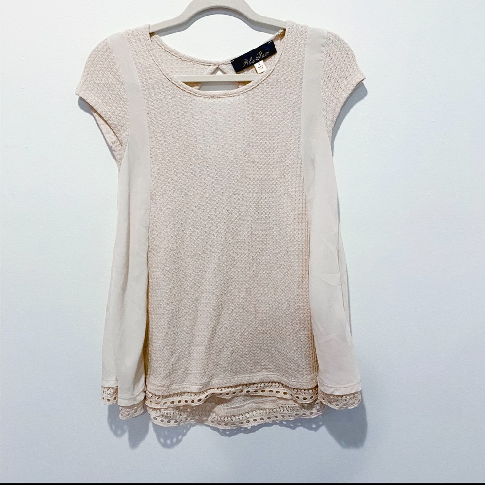 Cream blouse